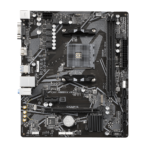 "Gigabyte A520M K V2 AMD AM4 MicroATX Motherboard with DDR4 slots and Realtek Ethernet ports"