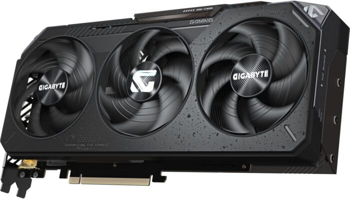Gigabyte Radeon RX 9070 XT GAMING OC 16G graphics card with triple-fan WINDFORCE cooling system