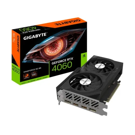 Gigabyte GeForce RTX 4060 Gaming OC 8GB Graphics Card - Powerful GPU for gaming and creative work.