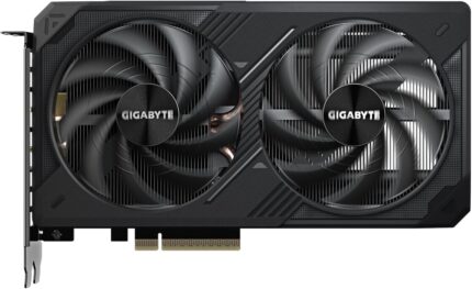 GIGABYTE GeForce RTX 5060 Ti WINDFORCE OC 16G graphics card with dual-fan cooling system and 16GB GDDR6 memory