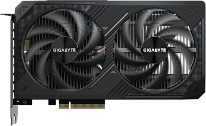 GIGABYTE GeForce RTX 5060 Ti WINDFORCE OC 16G graphics card with dual-fan cooling system and 16GB GDDR6 memory
