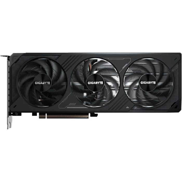 "Gigabyte GeForce RTX 5070 WINDFORCE OC SFF 12GB GDDR7 PCIe 5.0 Graphics Card with cooling fans and sleek design"