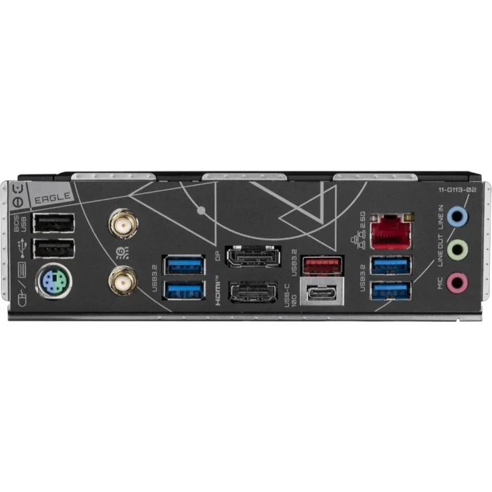 Gigabyte Z790 Eagle AX DDR5 ATX motherboard with Intel 12th, 13th, and 14th Gen CPU support, PCIe 5.0, DDR5 memory, and Wi-Fi 6E for high-performance gaming and content creation.