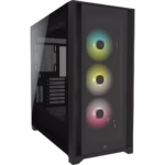 Corsair iCUE 5000X RGB Mid-Tower ATX Case – Black CC-9011212-WW