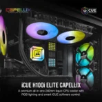 iCUE H100i ELITE CAPELLIX Liquid CPU Cooler - Image 3