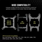 iCUE H100i ELITE CAPELLIX Liquid CPU Cooler - Image 5