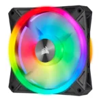 iCUE QL120 RGB 120mm PWM Triple Fan with Lighting Node CORE - Image 2