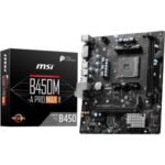 MSI B450M-A PRO MAX II AM4 Micro-ATX Motherboard