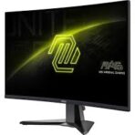 "27-inch curved gaming monitor with 1500R curvature, Full HD (1920x1080) resolution, 280Hz refresh rate, 0.5ms response time, Adaptive-Sync, HDR Ready, and wide color gamut (102% sRGB). Features DisplayPort 1.4a, dual HDMI 2.0b, anti-glare surface, and frameless design."