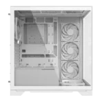 "XPG Invader X ARGB Mid-Tower ATX Case in black with tempered glass panels"