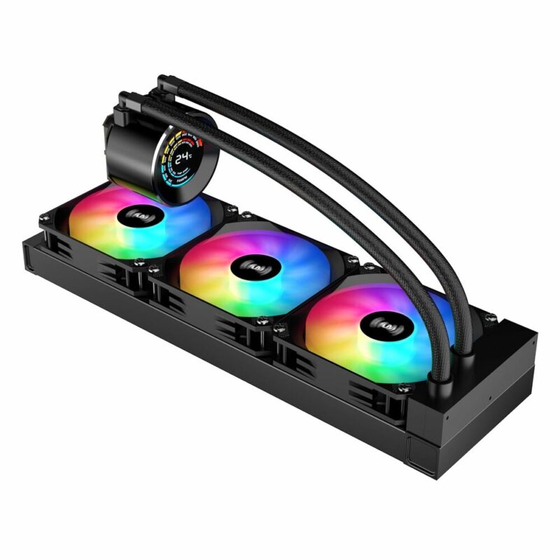 SAMA Liquid Cooler T360MM with ARGB fans and CPU temperature display