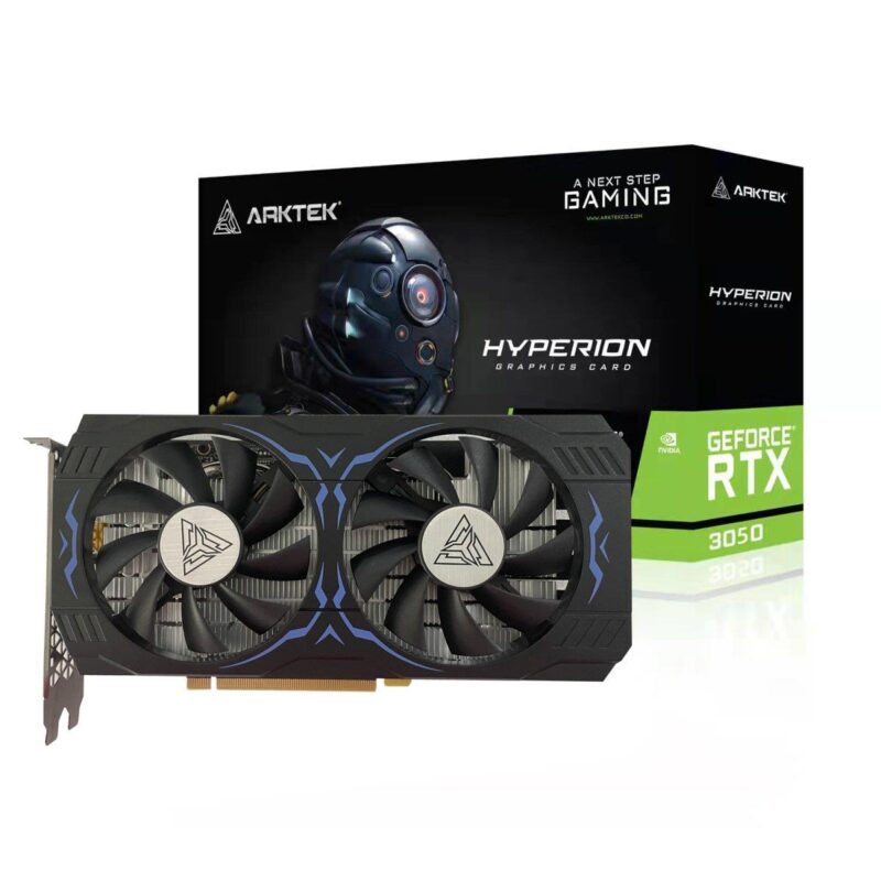 ARKTEK RTX 3050 6GB HYPERION 96-bit GDDR6 Graphics Card