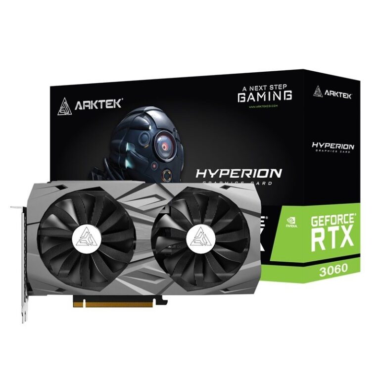 ARKTEK RTX 3060 12GB GDDR6 Gaming Graphics Card