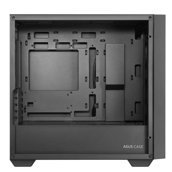 ASUS A21 CASE (BLACK) – Sleek Mid-Tower Case with Tempered Glass & ATX Support - Image 3