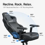 Anda Seat KAISER 4 V2 L WITH 6D ARMREST (ELEGANT BLACK) - Image 7