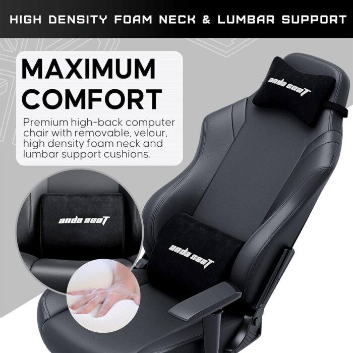 AndaSeat Luna Gaming Chair – Black (Model: AD18-44-B-PV) - Image 7