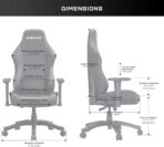AndaSeat Luna Gaming Chair – Black & Blue (AD18-44-BS-PV) - Image 2