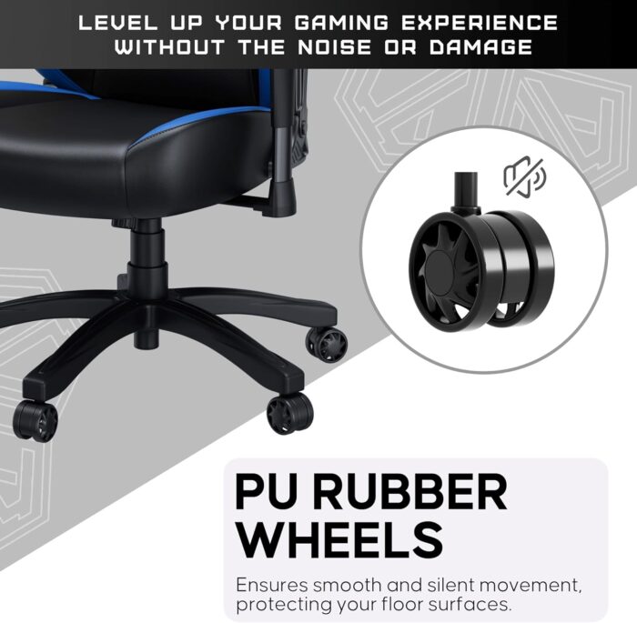 AndaSeat Luna Gaming Chair – Black & Blue (AD18-44-BS-PV) - Image 4