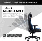 AndaSeat Luna Gaming Chair – Black & Blue (AD18-44-BS-PV) - Image 5