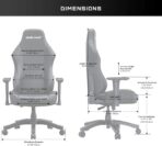 AndaSeat Luna Gaming Chair – Black & Red (AD18-44-BR-PV) - Image 2