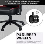 AndaSeat Luna Gaming Chair – Black & Red (AD18-44-BR-PV) - Image 3