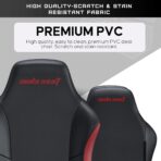 AndaSeat Luna Gaming Chair – Black & Red (AD18-44-BR-PV) - Image 6