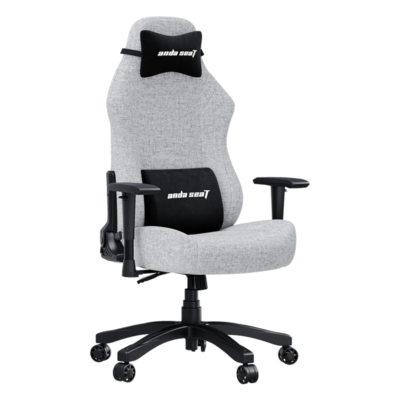 AndaSeat Luna Grey Fabric Gaming Chair-2 AndaSeat Luna Grey Fabric Gaming Chair