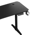 AndaSeat Terminator Electric Gaming Desk, Adjustable Carbon Fiber Texture Tabletop RGB, Black - Image 4