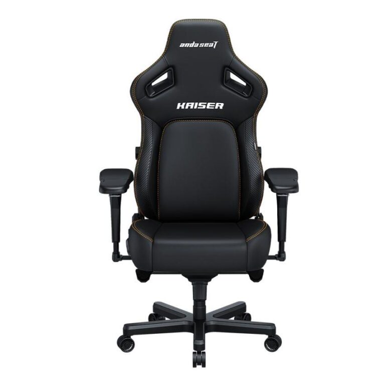 Anda Seat Kaiser 4 L Leather Gaming Chair in Elegant Black