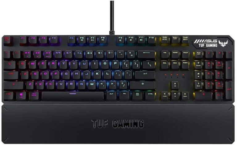Asus TUF Gaming K3 RA05 Mechanical RGB Keyboard with Wrist Rest