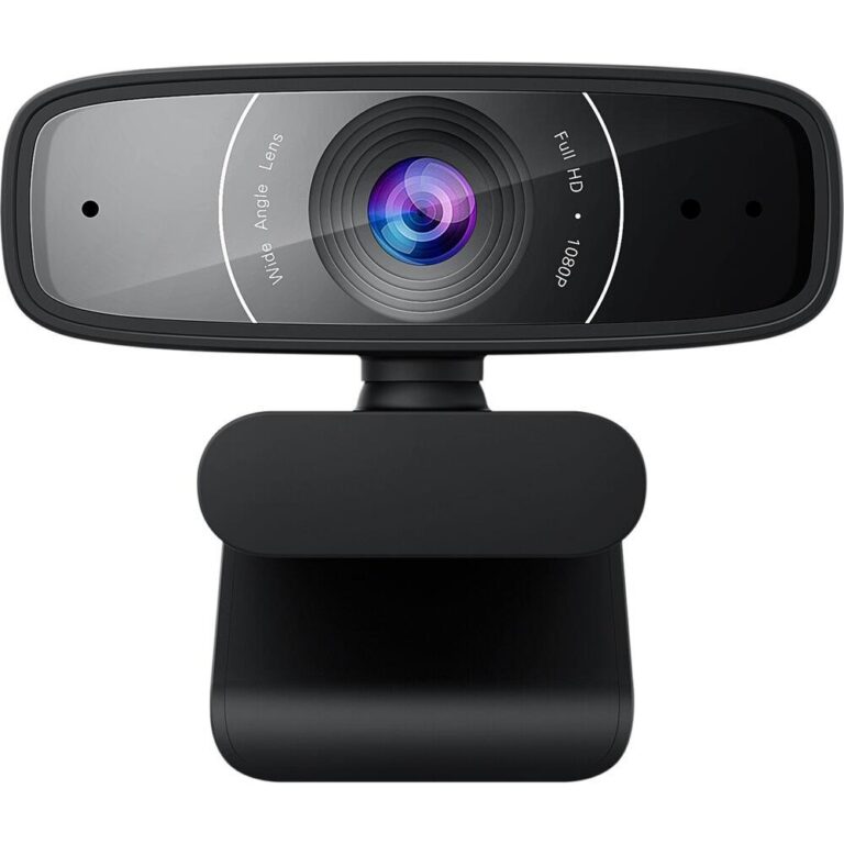 Asus Webcam C3 1080p Full HD USB Camera with Mic – Black
