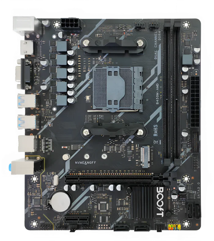 AMD Ryzen 5000 Ready Motherboard with DDR4 and M.2 NVMe Support