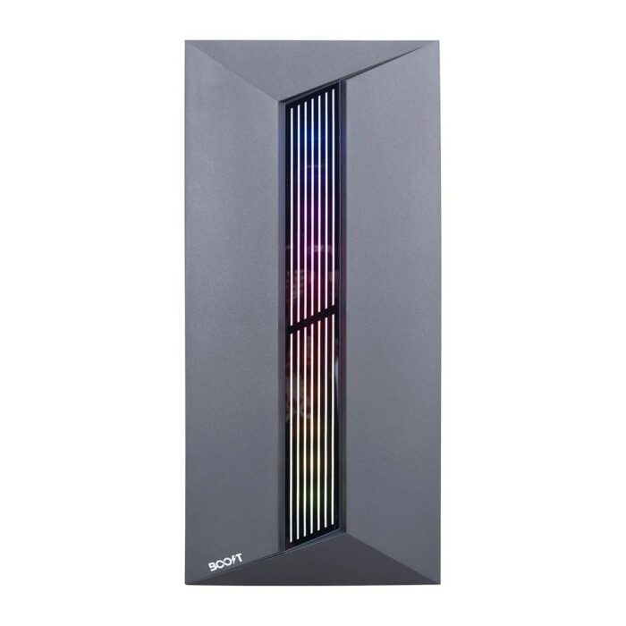 ATX M-ATX RGB Gaming Case with Tempered Glass and RGB Fans