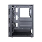 ATX M-ATX RGB Gaming Case with Tempered Glass and RGB Fans