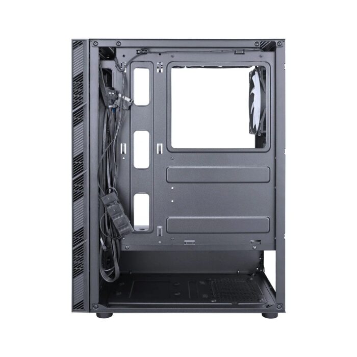 ATX M-ATX RGB Gaming Case with Tempered Glass and RGB Fans