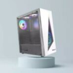 Boost JAGUAR ATX Gaming Case with 3 RGB Fans and Tempered Glass