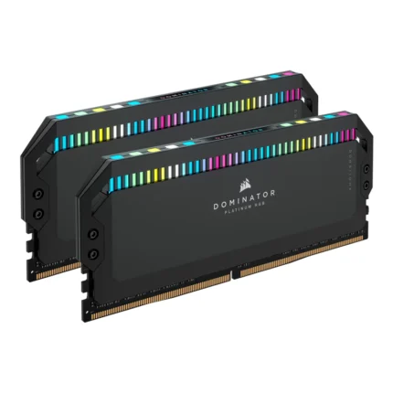 CORSAIR DOMINATOR- PLATINUM RGB 64GB (2x32GB) DDR5 DRAM 6000MT-CL40 Memory Kit - Black
