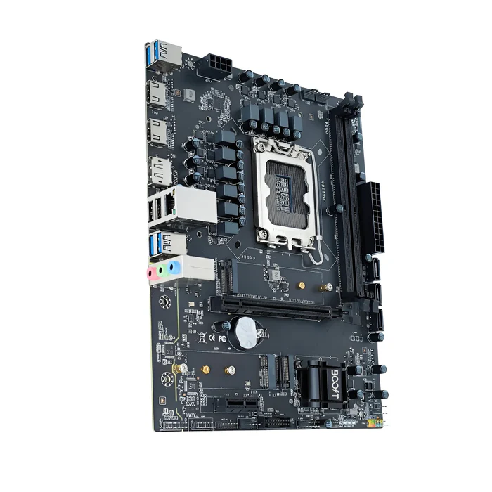 Intel H610 Motherboard with DDR4, PCIe 4.0, Dual HDMI, and M.2 Slot