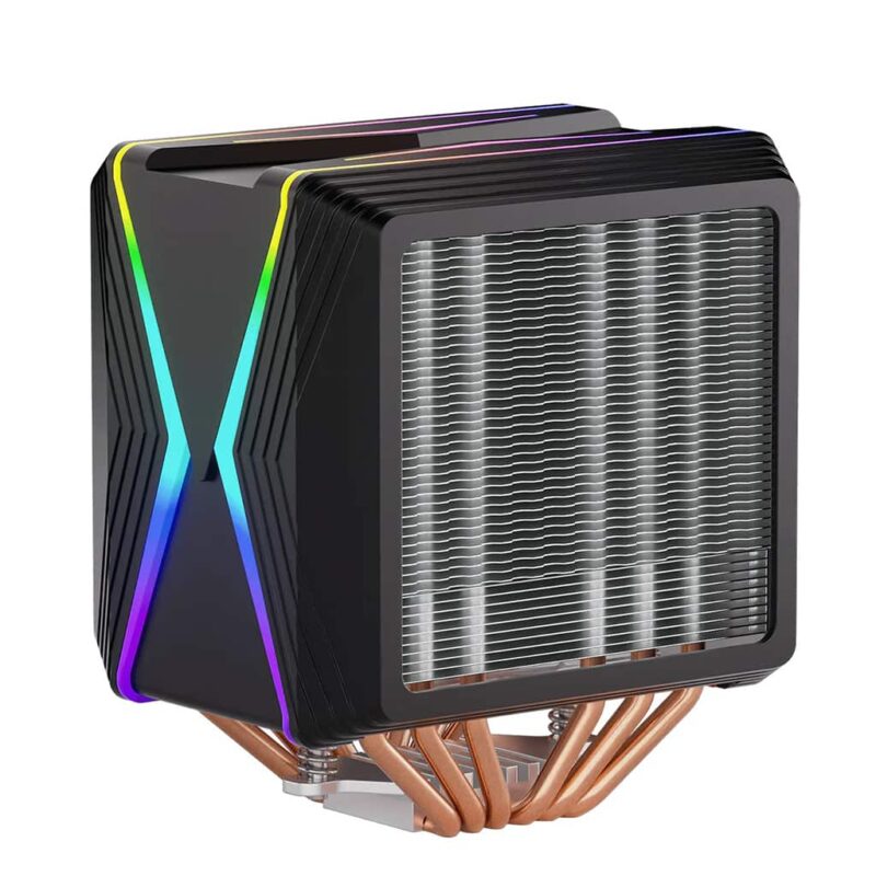 Redragon CC-2188 ARGB CPU Cooler with RGB Fans and Dual Tower Heat Sink