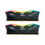 TeamGroup T-Force Delta RGB 32GB (2x16GB) 6000MHz  CL30 Black DDR5 Desktop Gaming Memory