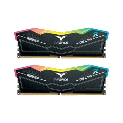 TeamGroup T-Force Delta RGB 32GB (2x16GB) 6000MHz CL30 Black DDR5 Desktop Gaming Memory