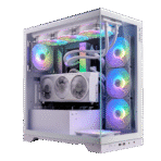 XPG Invader X White Gaming Chassis with ARGB Lighting
