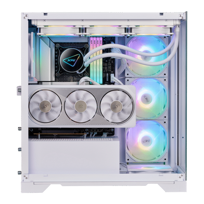 XPG Invader X Mid Tower Gaming Chassis – White - Image 2