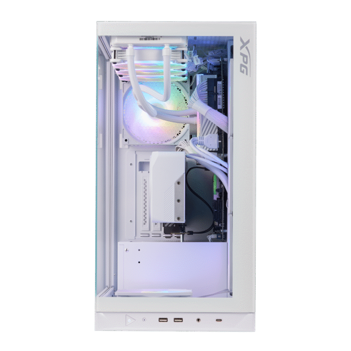 XPG Invader X Mid Tower Gaming Chassis – White - Image 3