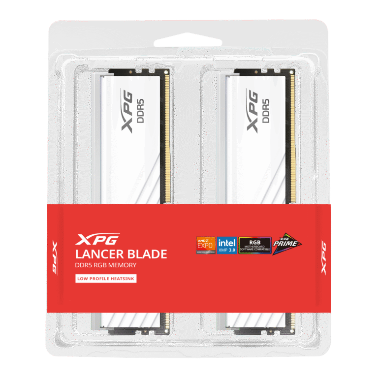 XPG LANCER BLADE 64GB DDR5 6000MHz RGB RAM (White)