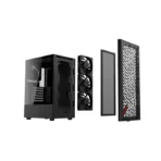 XPG VALOR AIR Compact Mid-Tower Chassis Black - Image 2