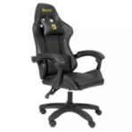 Ergonomic PVC Gaming Chair with Linkage Armrest and 120kg Capacity