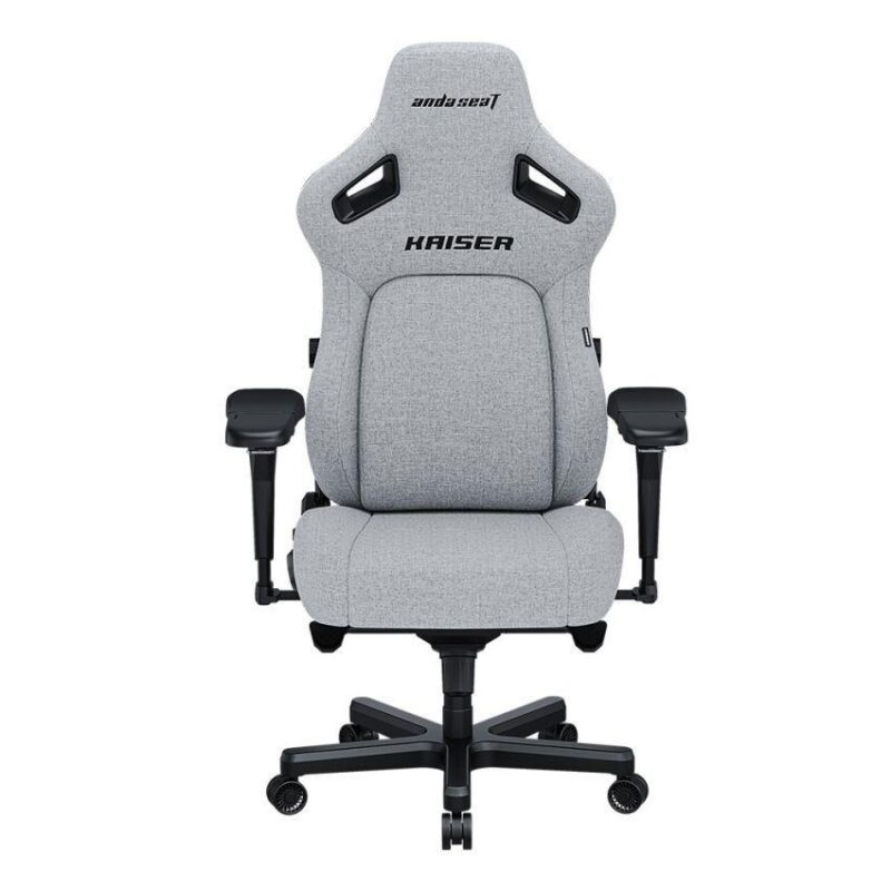 Anda Seat Kaiser 4 XL Gaming Chair - Ash Gray - Ergonomic Fabric Gaming Chair