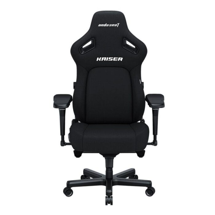 Anda Seat Kaiser 4 XL Fabric Gaming Chair – Carbon Black – ergonomic XL gaming chair with premium fabric