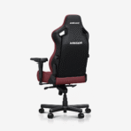 Anda Seat Kaiser 4 XL Gaming Chair in Classic Maroon, front and side view